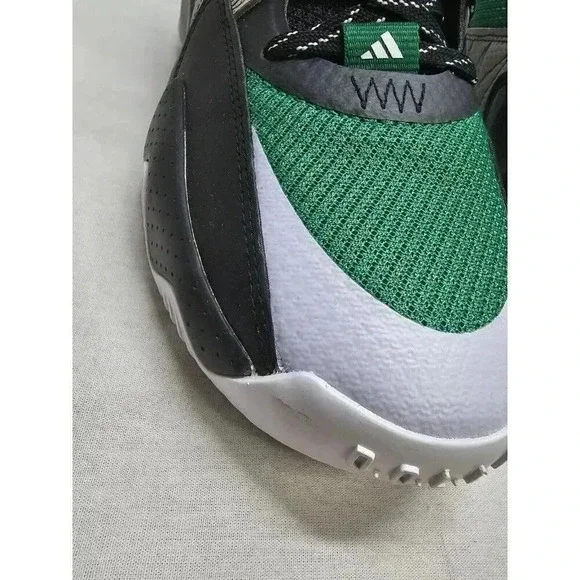 Size 7 Mens  - Adidas Dame Certified EXTPLY 2.0 Black Court Green - Picture 4 of 13